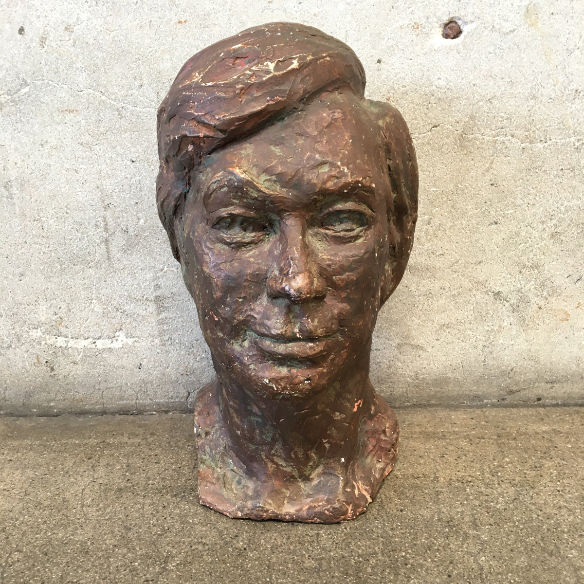 Vintage Ceramic Male Bust