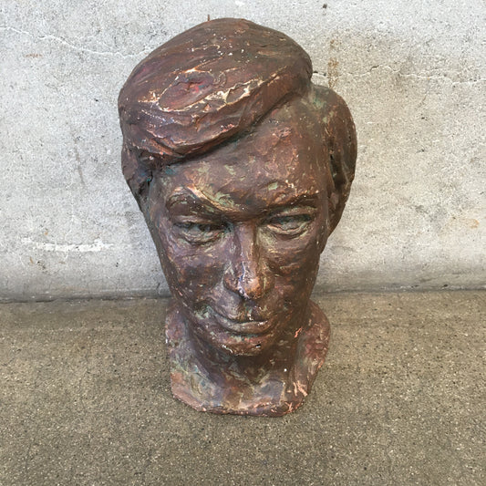 Vintage Ceramic Male Bust