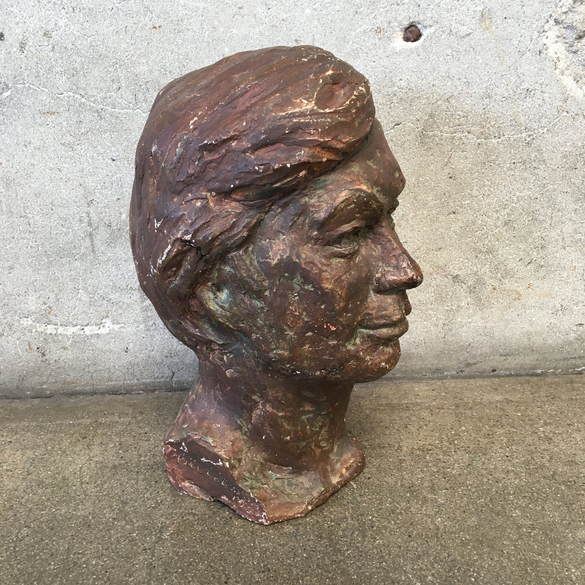 Vintage Ceramic Male Bust