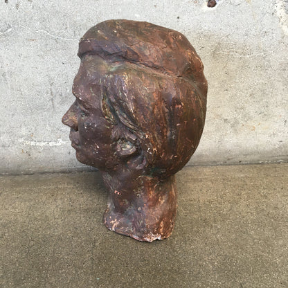 Vintage Ceramic Male Bust