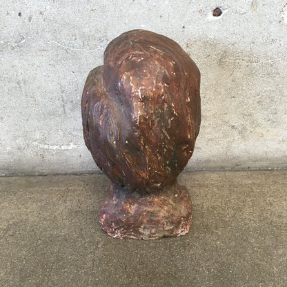 Vintage Ceramic Male Bust