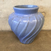 Large 1930s Periwinkle Pacific Style Ceramic Vase