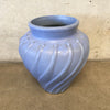 Large 1930s Periwinkle Pacific Style Ceramic Vase