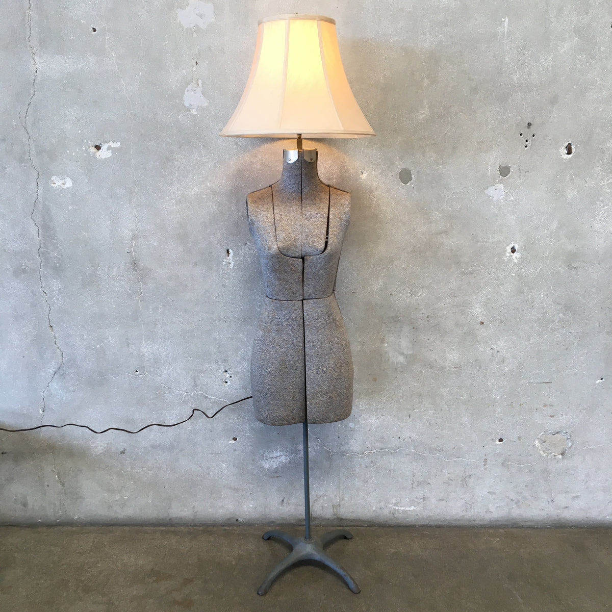 Vintage Dress Form Lamp
