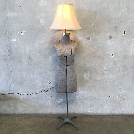 Vintage Dress Form Lamp