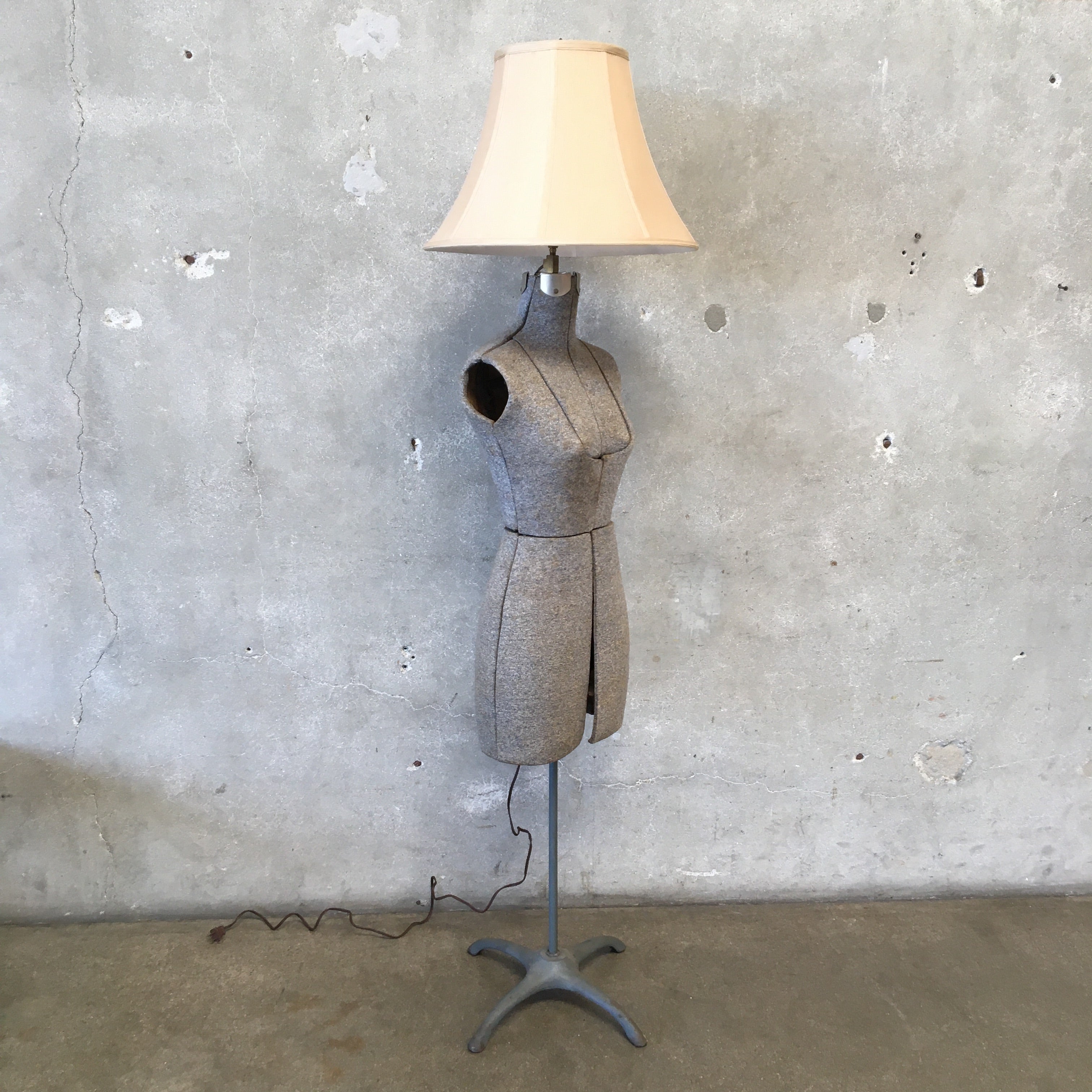 Vintage Dress Form Lamp Vintage Dress Form Lamp
