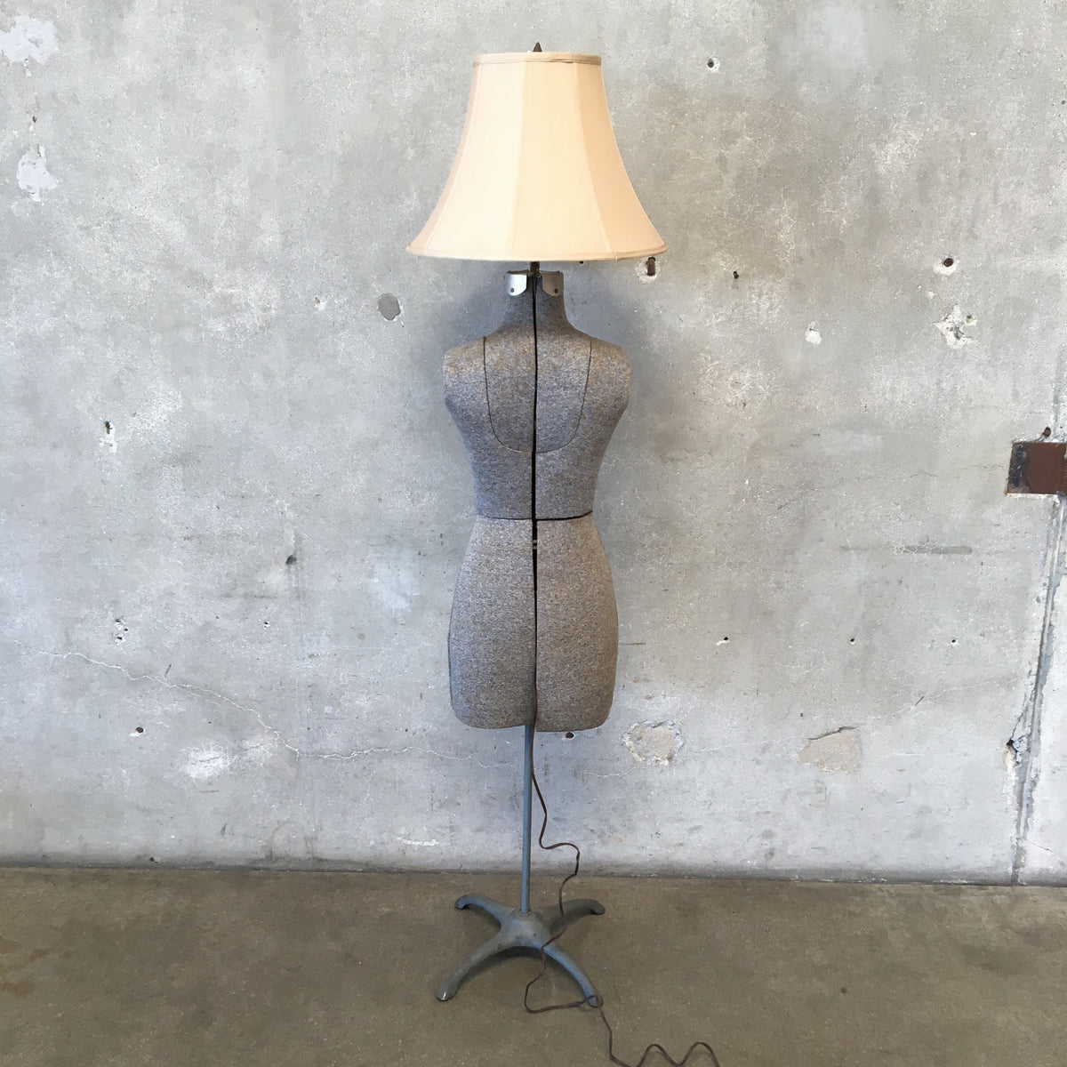 Vintage Dress Form Lamp