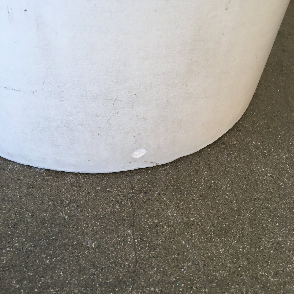 Vintage Architectural Pottery With Matte White Glaze