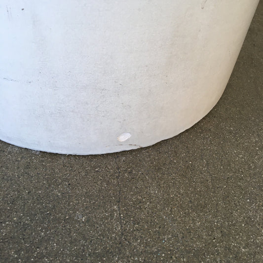 Vintage Architectural Pottery With Matte White Glaze