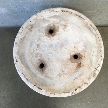 Vintage Architectural Pottery With Matte White Glaze