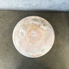 Vintage Architecturtal Pottery in White Glaze with Saucer