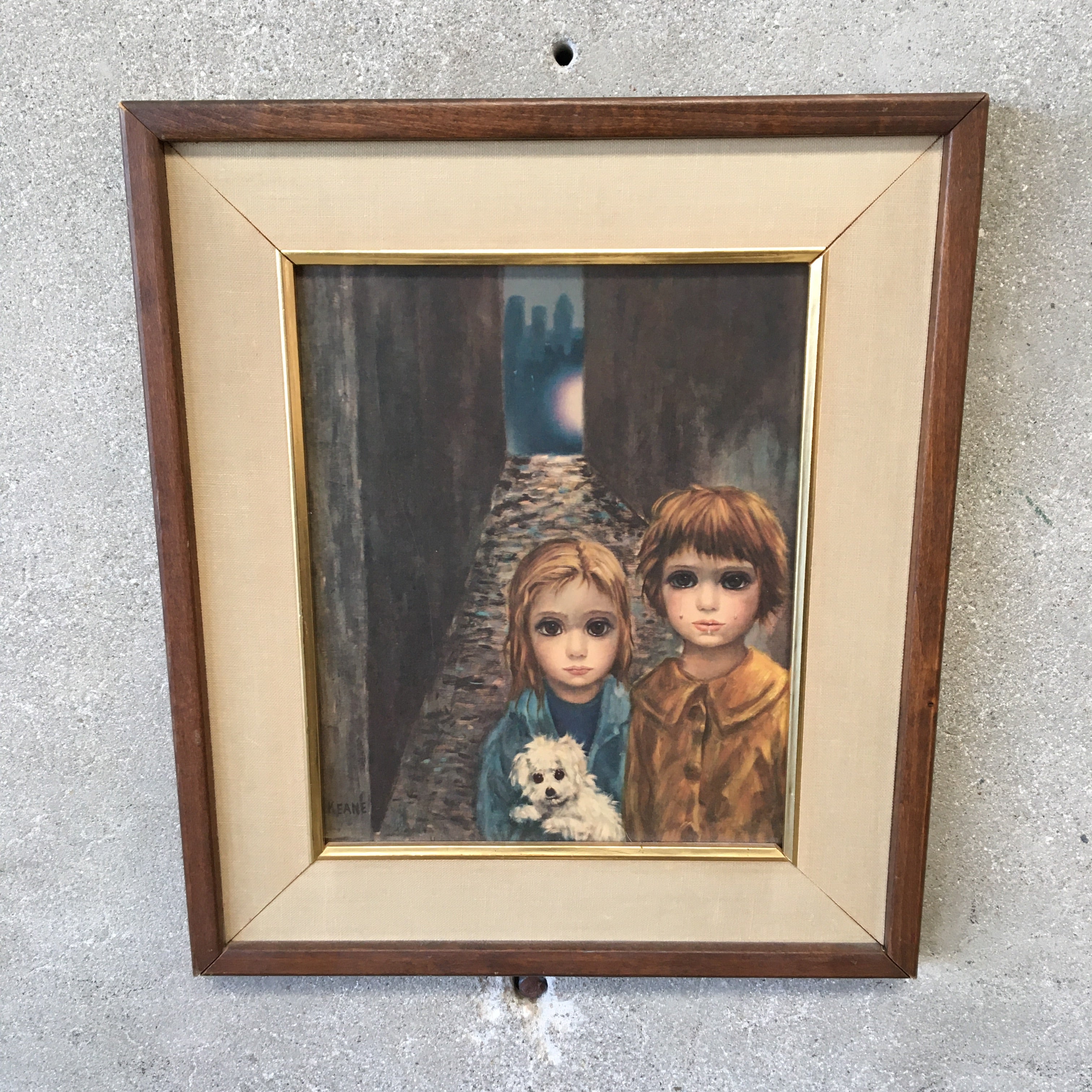 Vintage Margaret Keane Print 