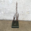 Vintage Curtis Jere Forest Scene Sculpture