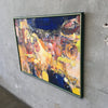 Mid Century Modern Oil on Canvas Abstract Painting