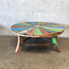 Reclaimed Teak Coffee Table made from Fishing Boats