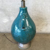 Vintage Turquoise Lava Drip Glaze Lamp