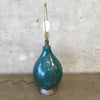 Vintage Turquoise Lava Drip Glaze Lamp