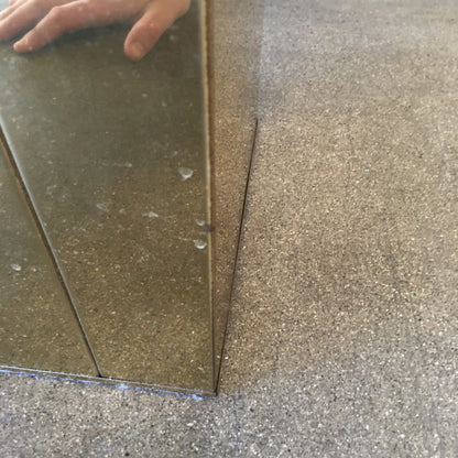 Brass & Acrylic Table Lamp with Shade