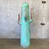Metal Copper Cactus Sculpture