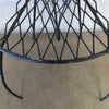 Iron High Back Leaf Chair