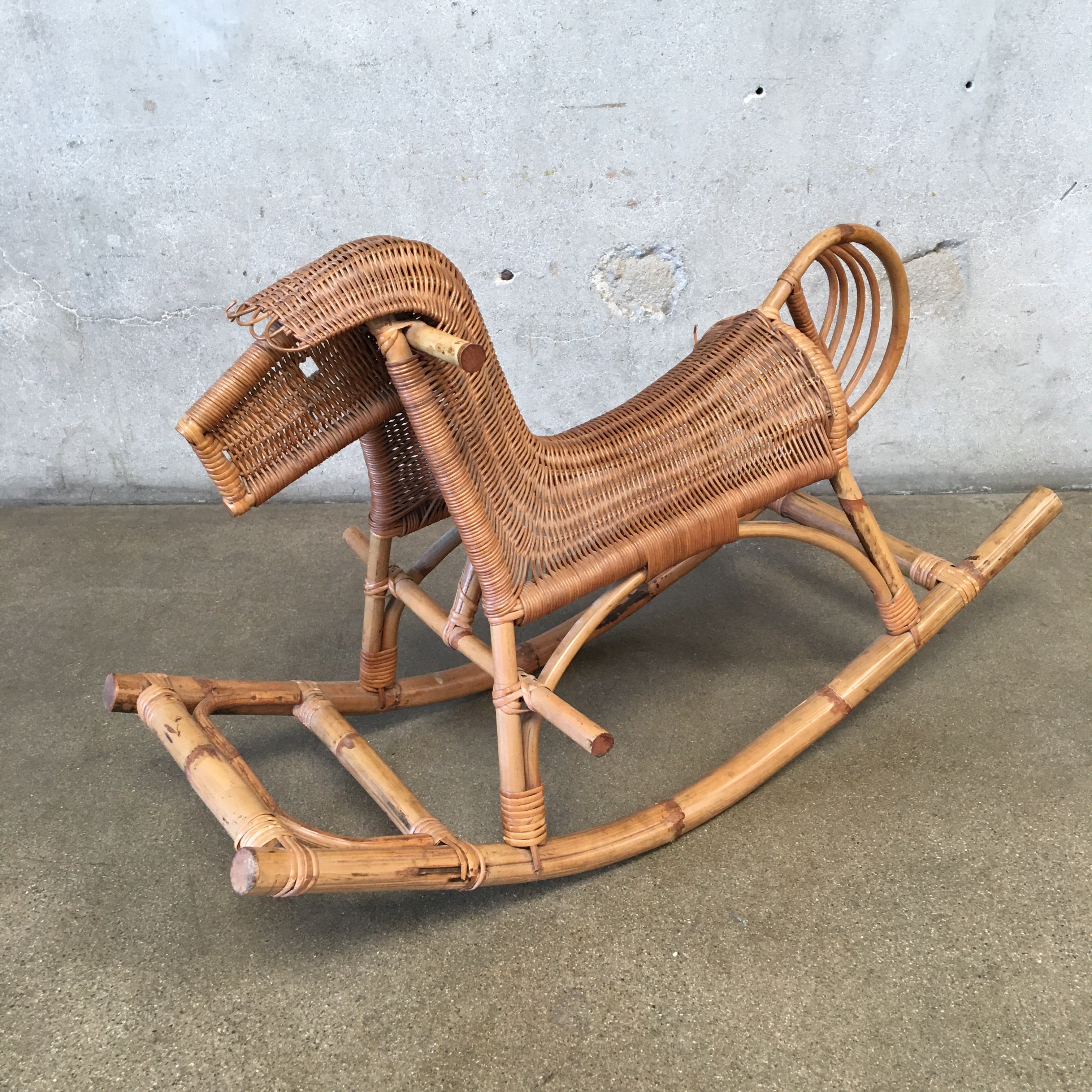 Wicker Rocking Horse at James Silvers blog