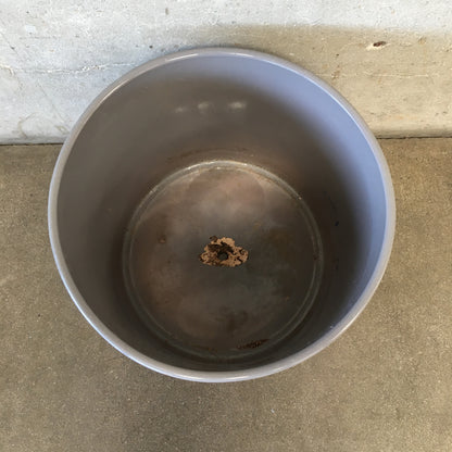 Mid Century Modern Grey Graden Pot by Gainey