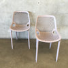 Pair of Modern Stacking Chairs