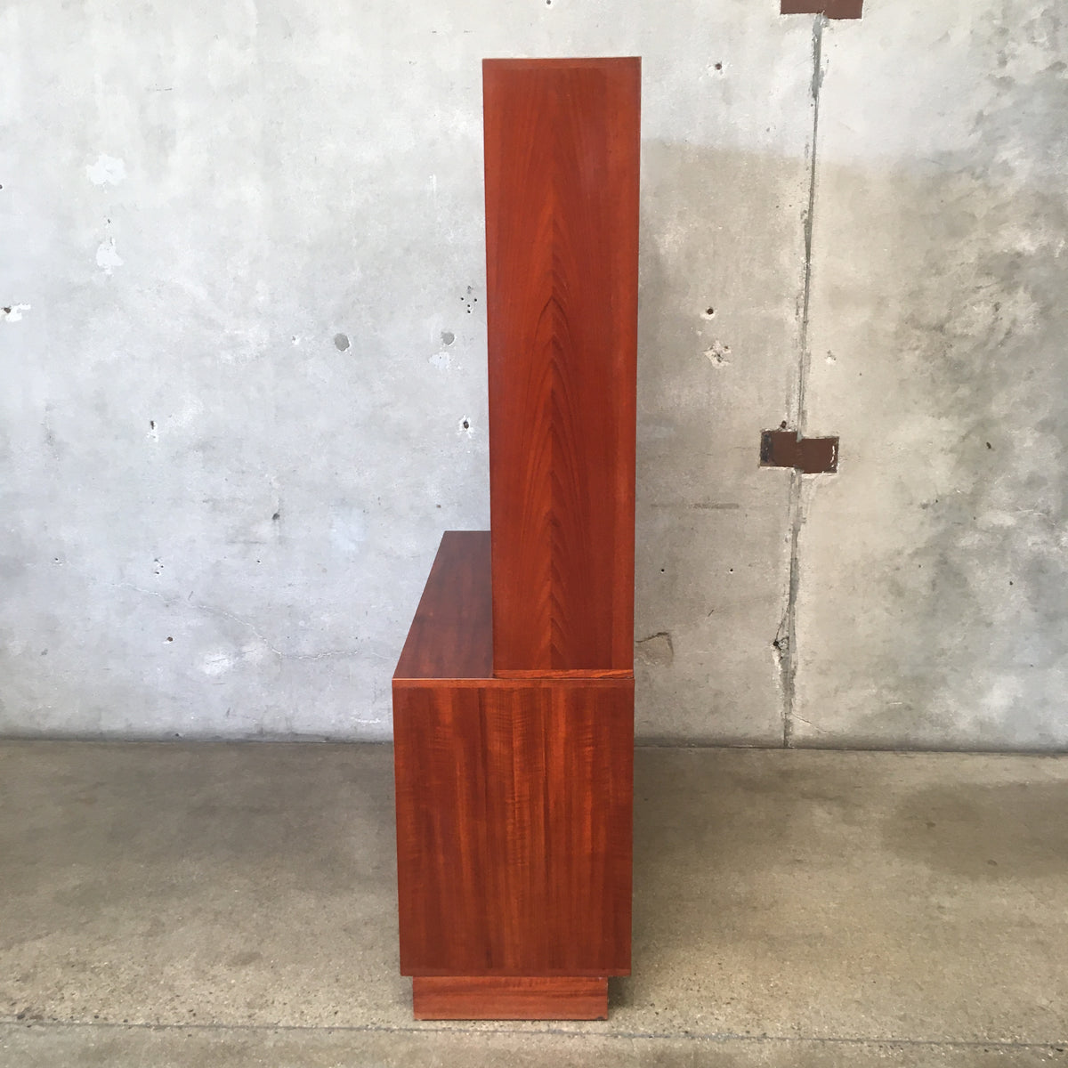 1960s Vintage Teak Dansk Buffet / Wall Unit with Tambour Doors
