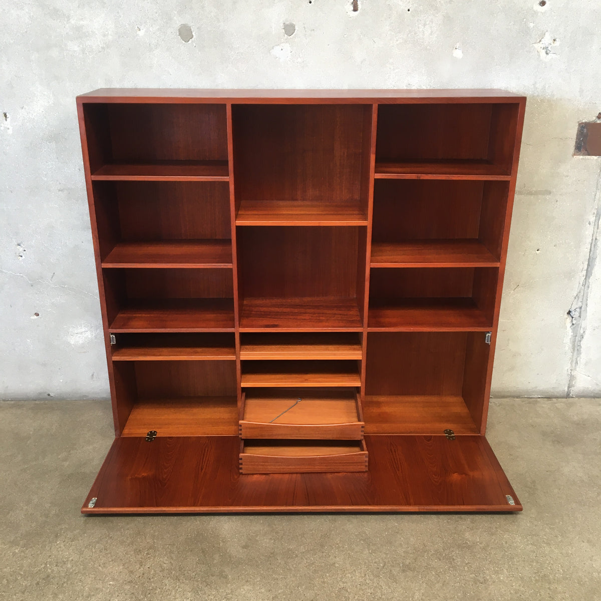 1960s Teak Dansk Hutch Top Piece