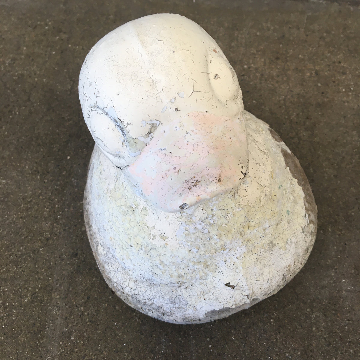Vintage Cement Garden Duck