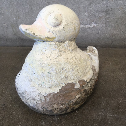 Vintage Cement Garden Duck