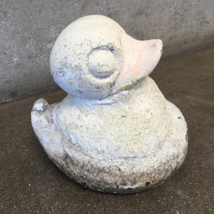 Vintage Cement Garden Duck