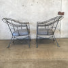 Vintage Wrought Iron Salterini Style Garden Chairs