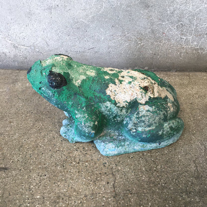 Small Concrete Garden Frog