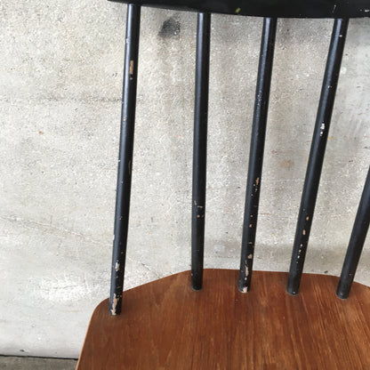 Mid Century J77 Stickback Chair by Folke Palsson for FDB Mobler