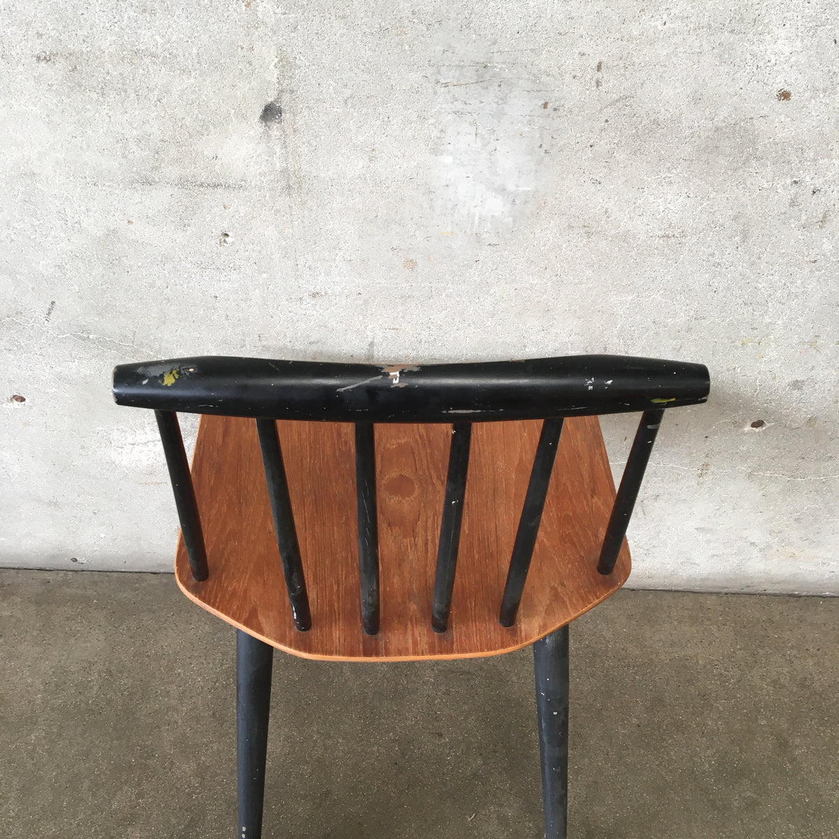 Mid Century J77 Stickback Chair by Folke Palsson for FDB Mobler