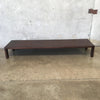 Vintage Long Wood Bench