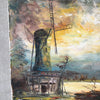 Vintage Windmill Painting