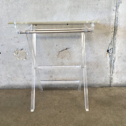 Vintage Acrylic Folding T.V. Tray