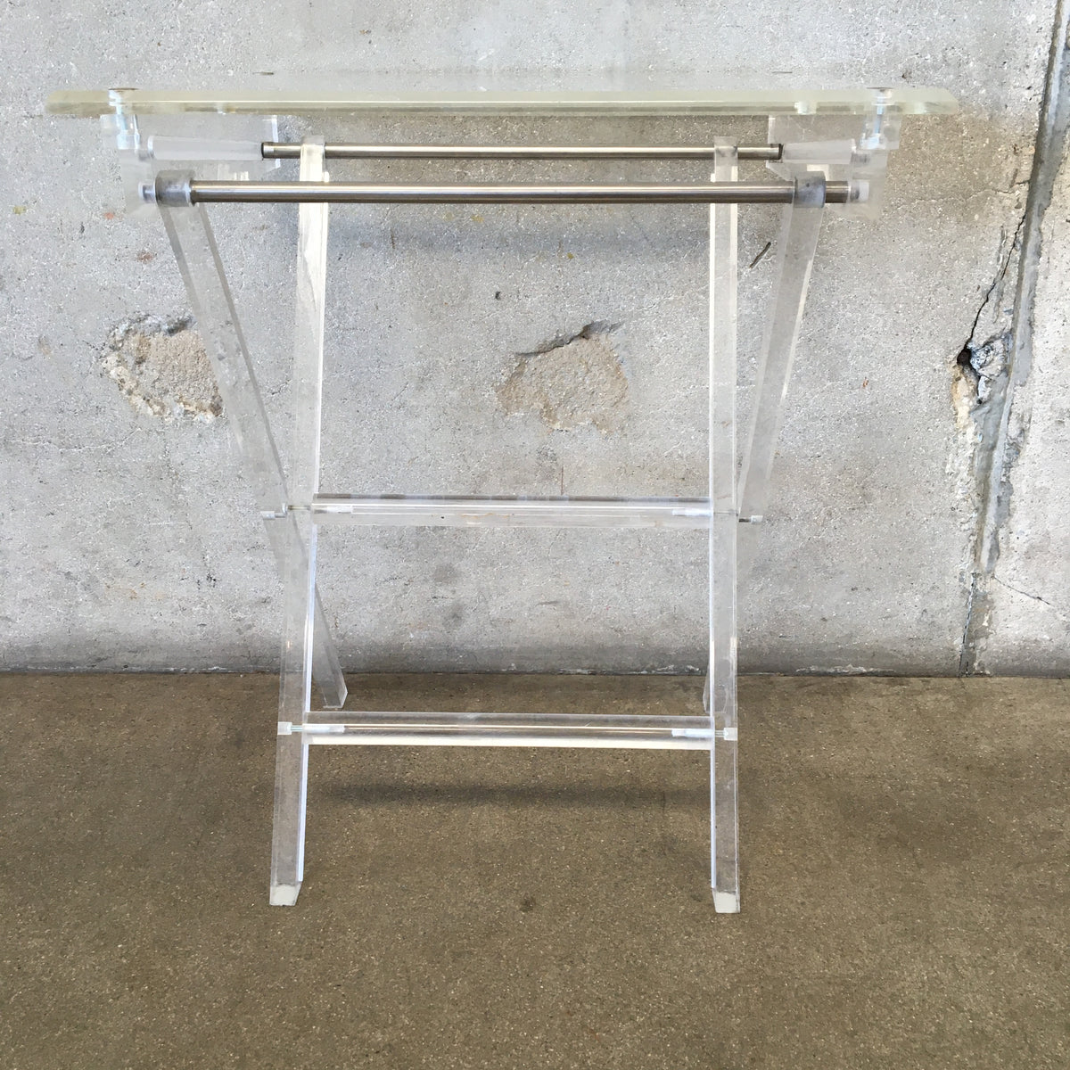 Vintage Acrylic Folding T.V. Tray