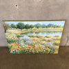 Original Acrylic Painting "Colorado Lagoon Blooms" Signed by Artist