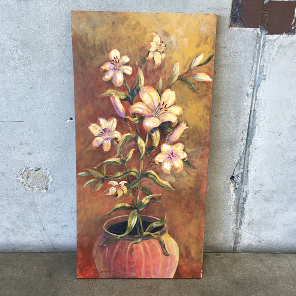 Original Acrylic Painting "Lily's Life" Signed by Artist