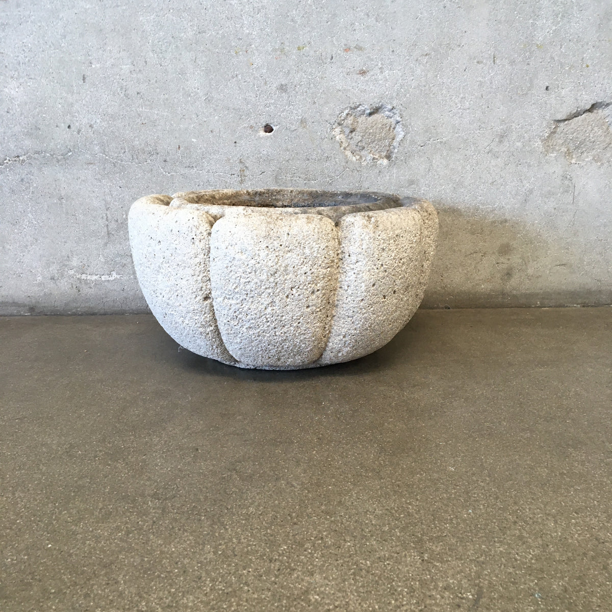 Antique Japanese Stone Planter Basin- "Natsume"