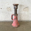 Vintage Red Iron Car Tire Jack