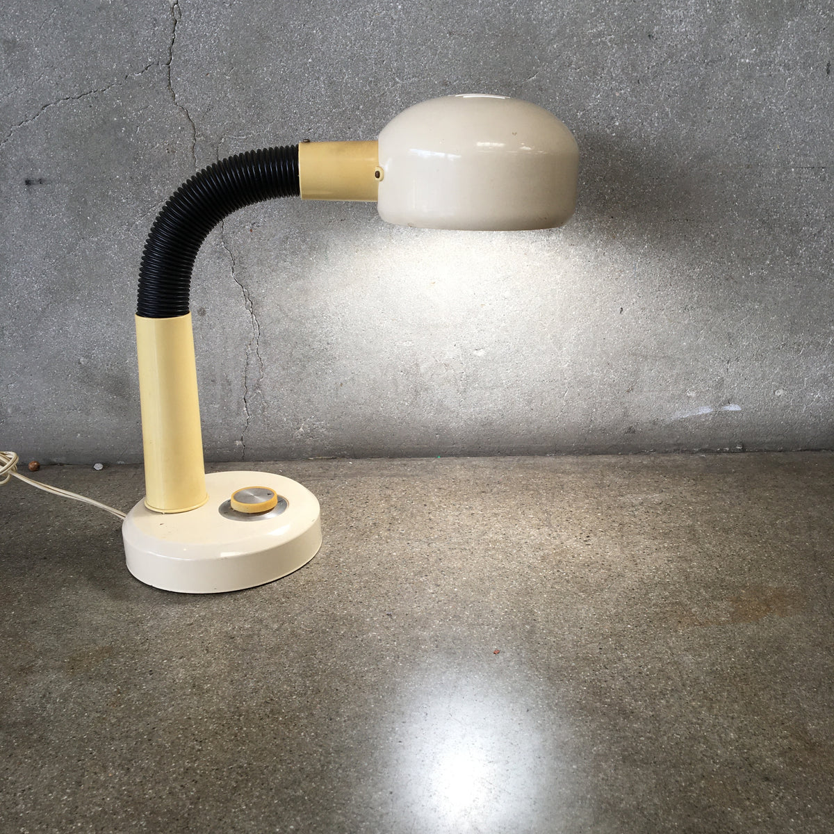 Vintage 1970's Cobra Desk Lamp w/ Dimmer