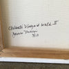 Chianti Vineyard Walk (& CVW II)- Diptych Painting- Signed By Artist