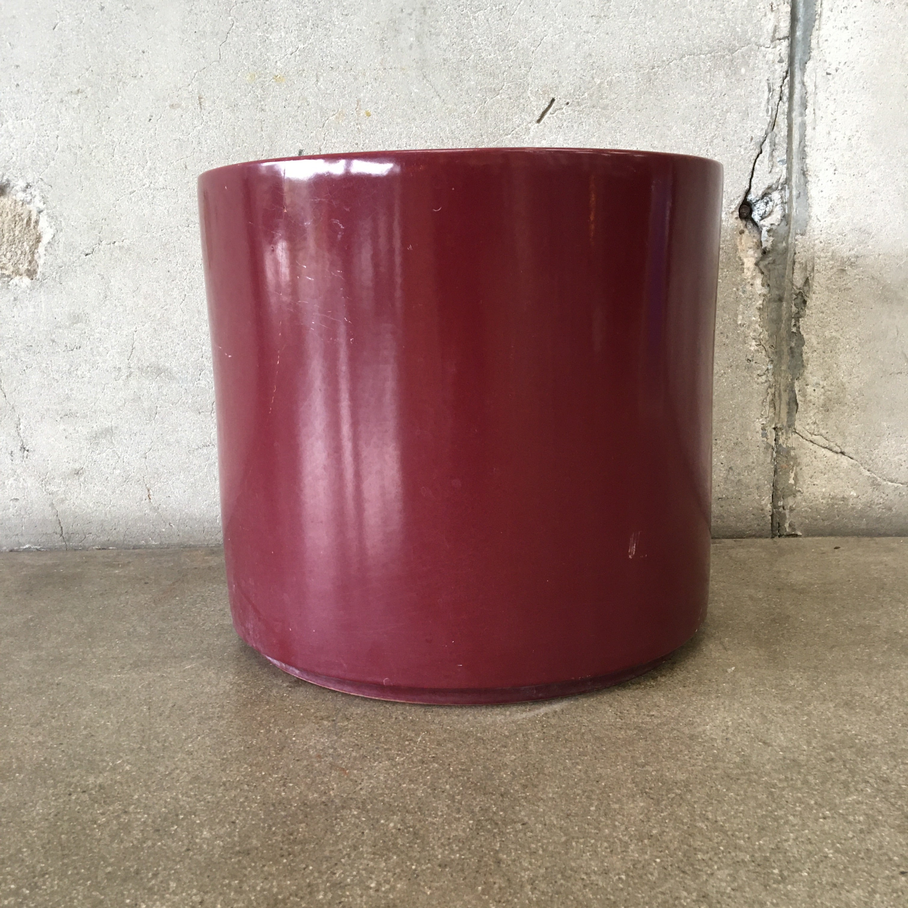 burgundy planter pots Burgundy Gainey Style Planter