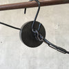 Farmhouse Style Carved Wood & Metal Chandelier