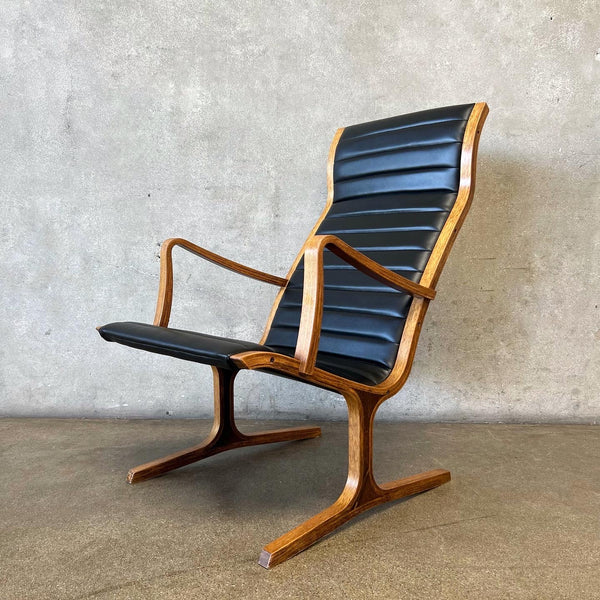 Vintage Mid Century "Heron" Chair by Mitsumasa Sugasawa for Tendo Mokko