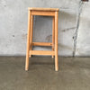 Vintage Corded Rope Stool- Marked Made In Yugoslvia